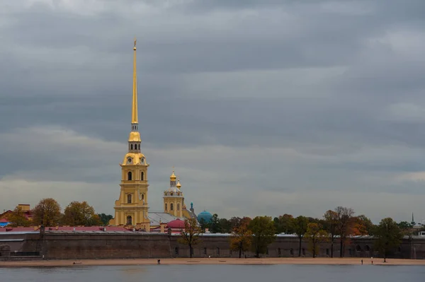 Άποψη Του Φρουρίου Πέτρου Και Παύλου Στην Αγία Πετρούπολη — Φωτογραφία Αρχείου