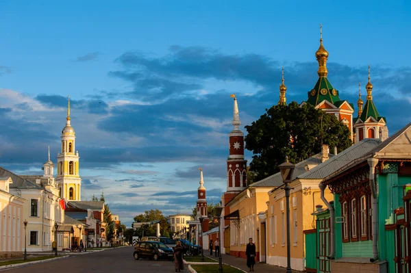 Gezicht op de architectuur Binnen het Kolomna Kremlin — Stockfoto