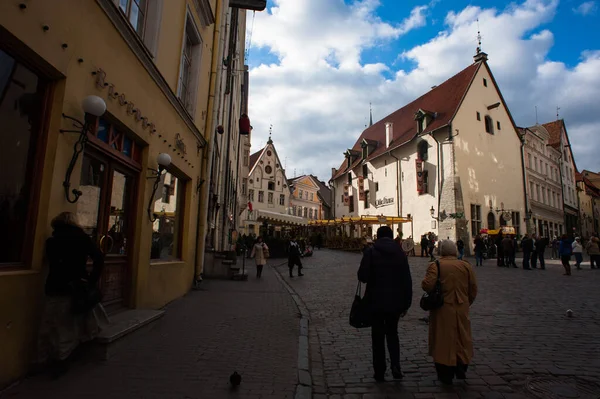 Tallinn Estonia Octubre 2021 Hermosa Vista Del Centro Histórico Ciudad — Foto de Stock