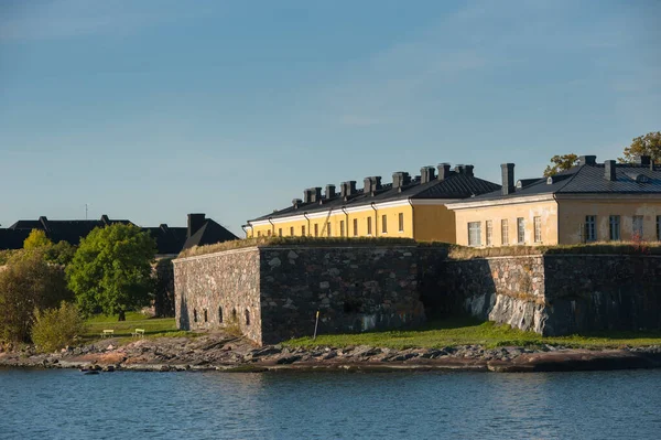Helsinki 'deki Suomenlinna Adası manzarası.