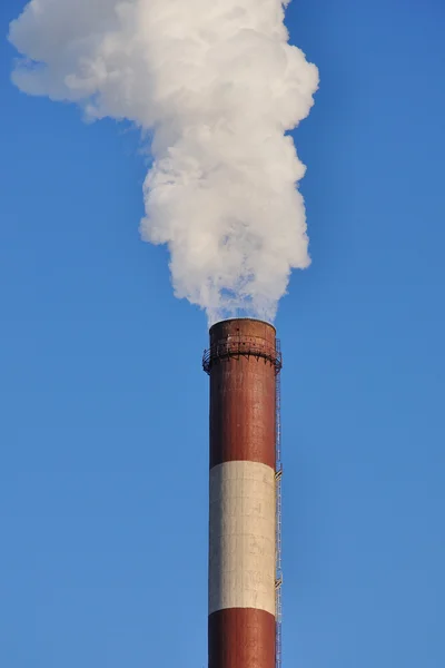 Smoking chimneys of the factory — Stock Photo, Image