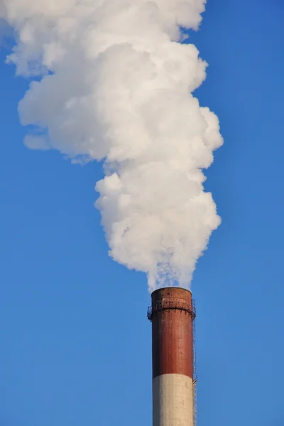 Smoking chimneys of the factory — Stock Photo, Image