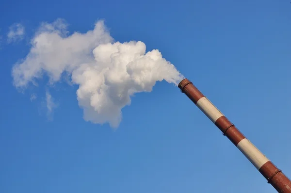 Smoking chimneys of the factory — Stock Photo, Image