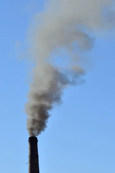 Smoking chimneys of the factory — Stock Photo, Image