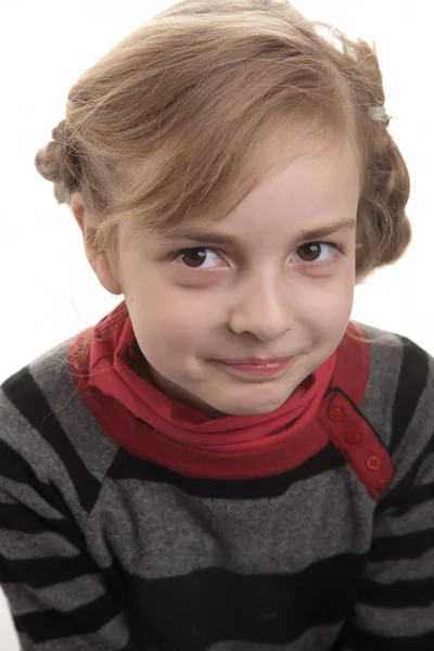 Menina no estúdio — Fotografia de Stock