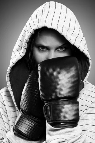 Boxe femme — Photo