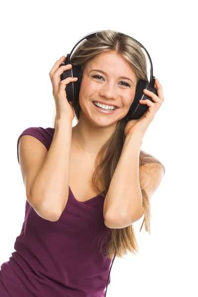 Enjoying music — Stock Photo, Image