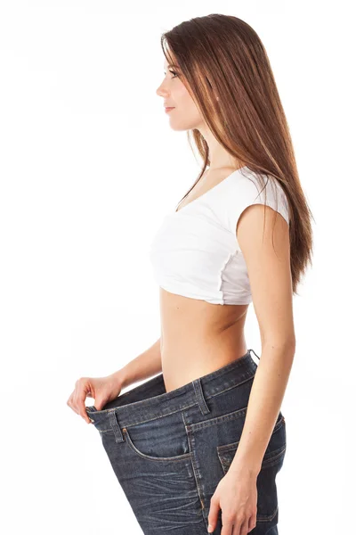 Slim young woman — Stock Photo, Image