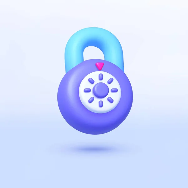 Lock Password Great Design Any Purposes Illustration Design Vector Icon — Stockový vektor