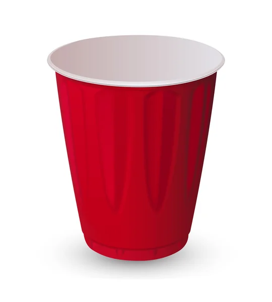 Красная чашка — стоковый вектор