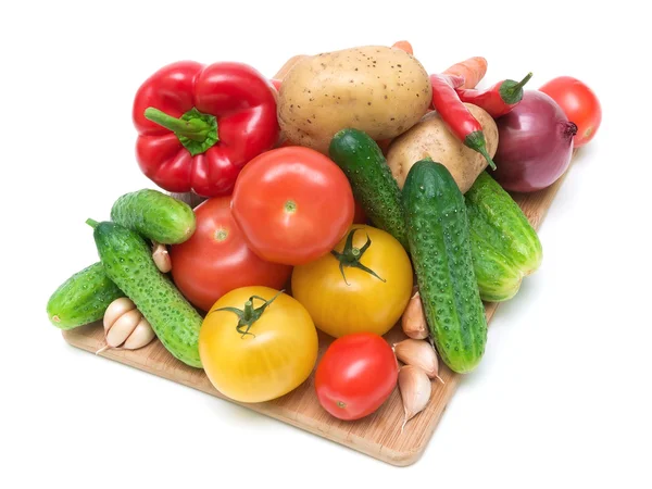 Свіжі овочі крупним планом — стокове фото