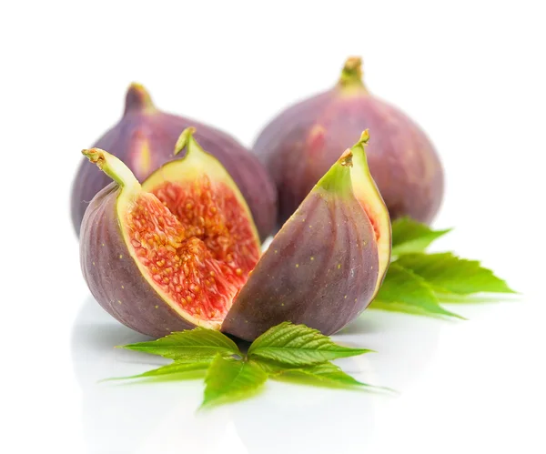 Figs on a white background close-up — Stock Photo, Image