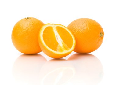 beyaz zemin üzerine portakal yakın çekim