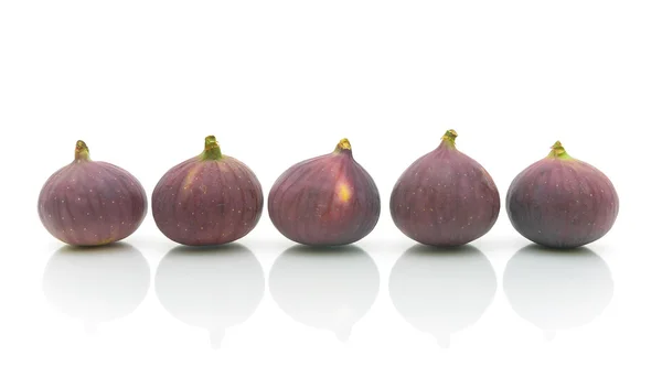 Ripe figs on white background — Stock Photo, Image