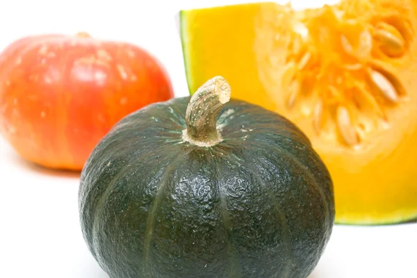 Zucca su sfondo bianco — Foto Stock