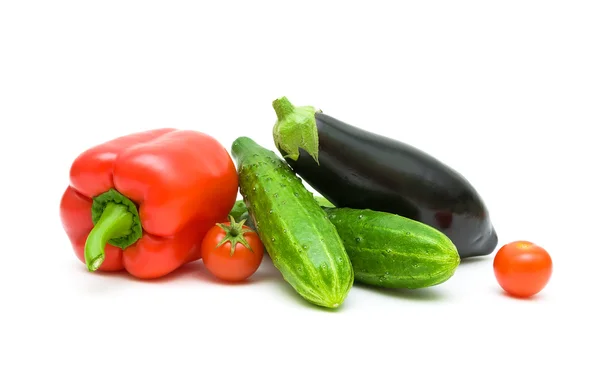 Verduras aisladas sobre fondo blanco — Foto de Stock