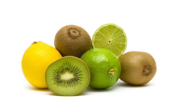 Fruits isolated on white background — Stock Photo, Image