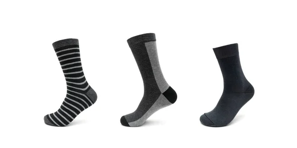 Ponožky Izolované Bílém Pozadí Vodorovná Fotografie — Stock fotografie