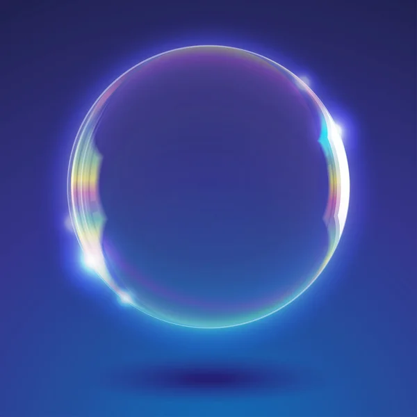 Мильна бульбашка — стоковий вектор
