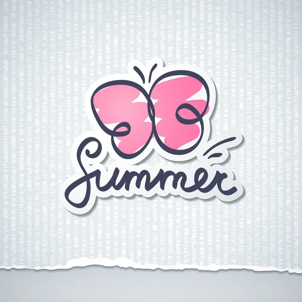 Summer vector illustration — Stock Vector