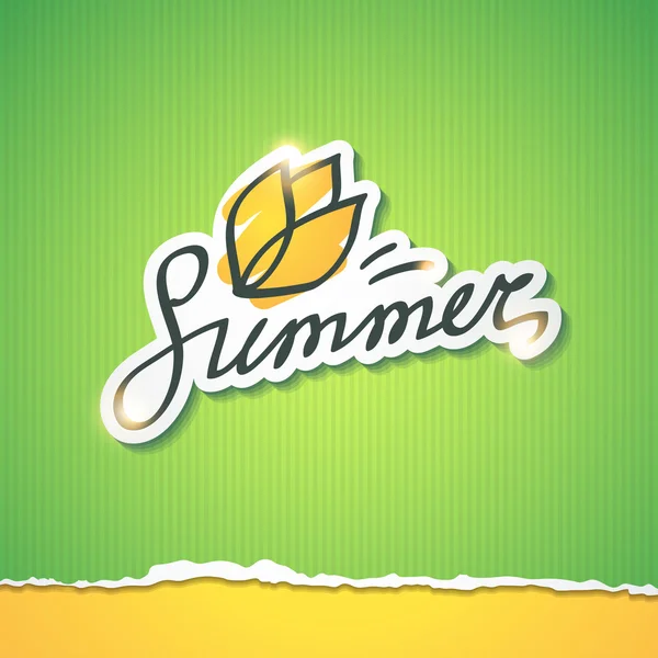 Ilustración de verano, vector eps 10 — Vector de stock