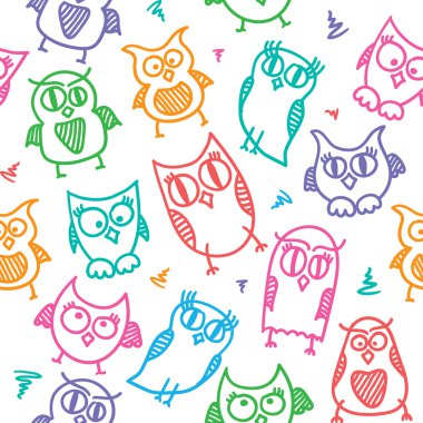 baykuş seamless modeli