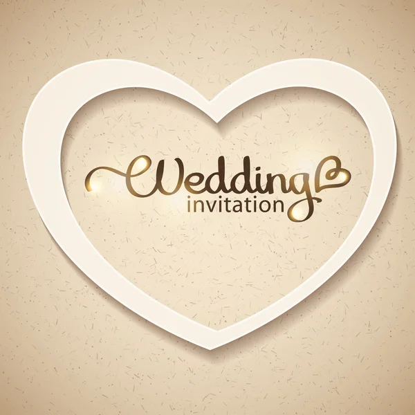 Invitación boda — Vector de stock