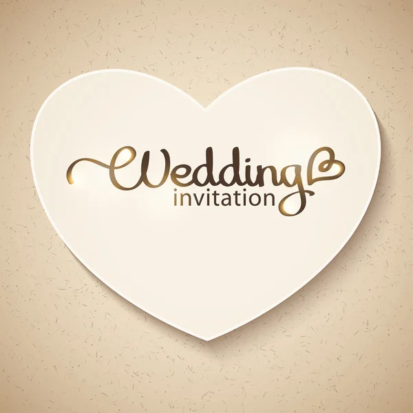 Invitation de mariage — Image vectorielle