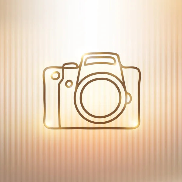 Fotokamera — Stockvektor