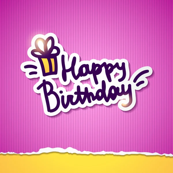 Happy birthday — Stock Vector