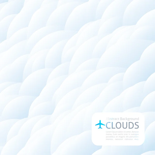Textura de nubes — Vector de stock