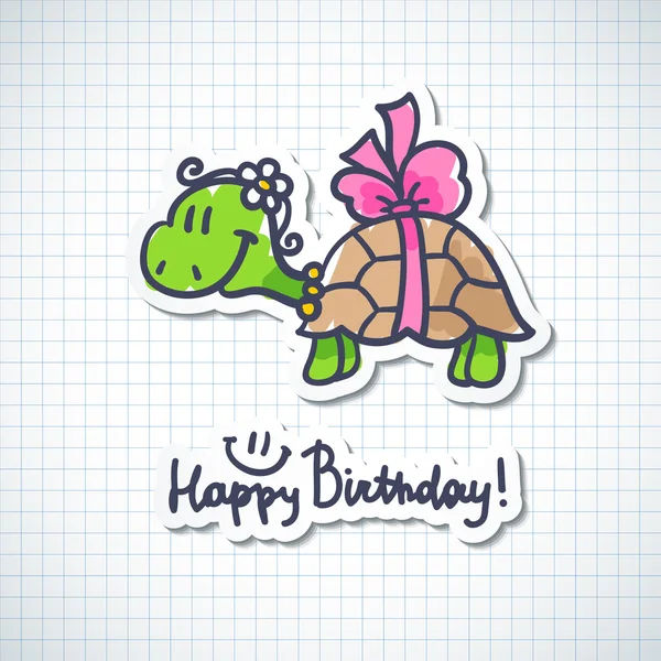 Carte d'anniversaire — Image vectorielle