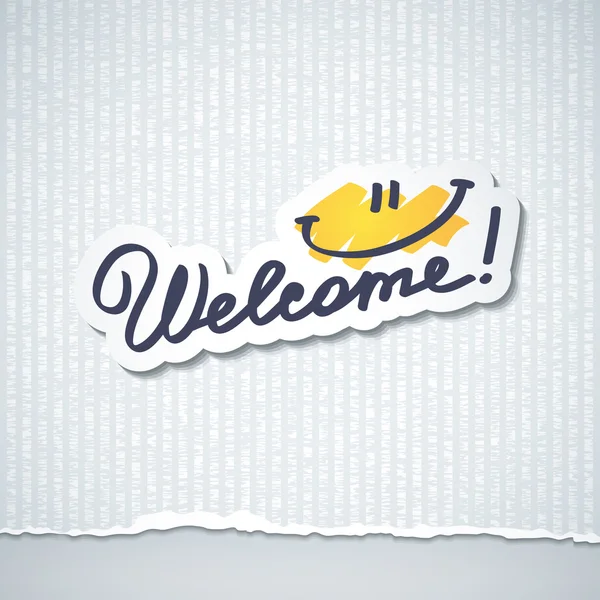 Welcome — Stock Vector