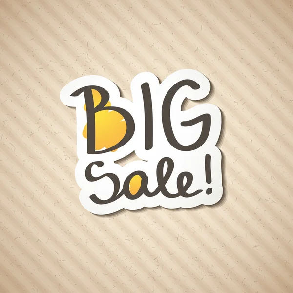 Big sale — Stock Vector