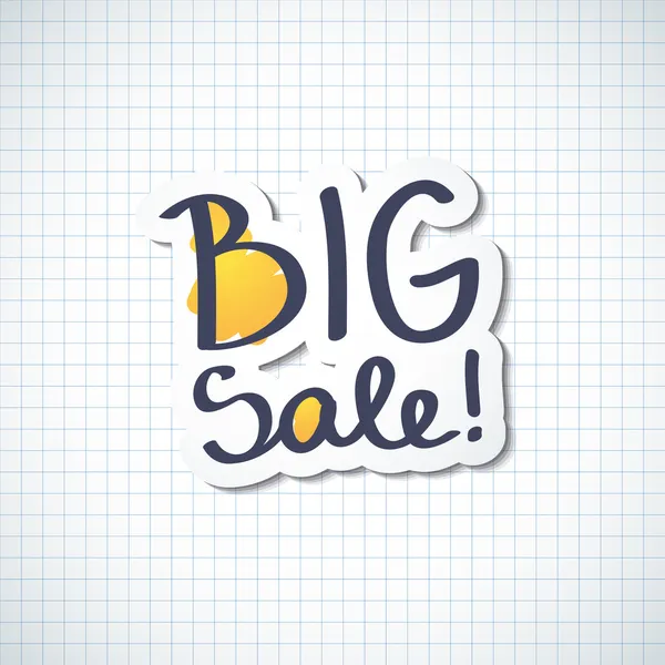 Big sale — Stock Vector