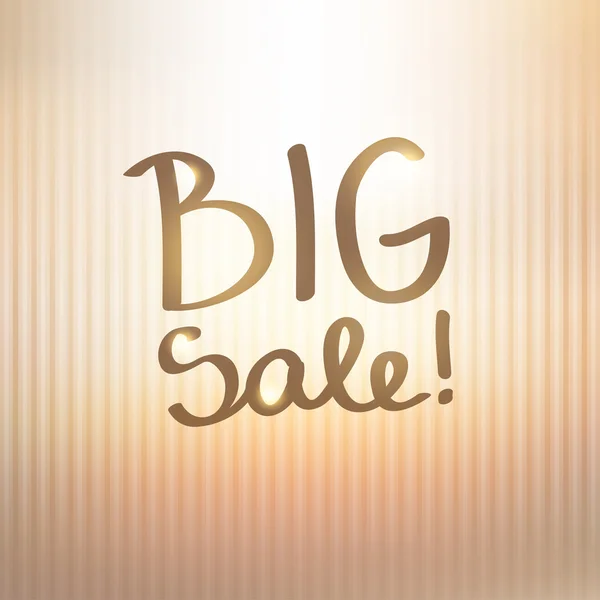 Big sale — Stock Vector