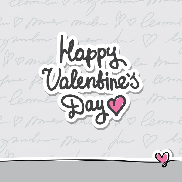 Happy valentine's day — Stock Vector