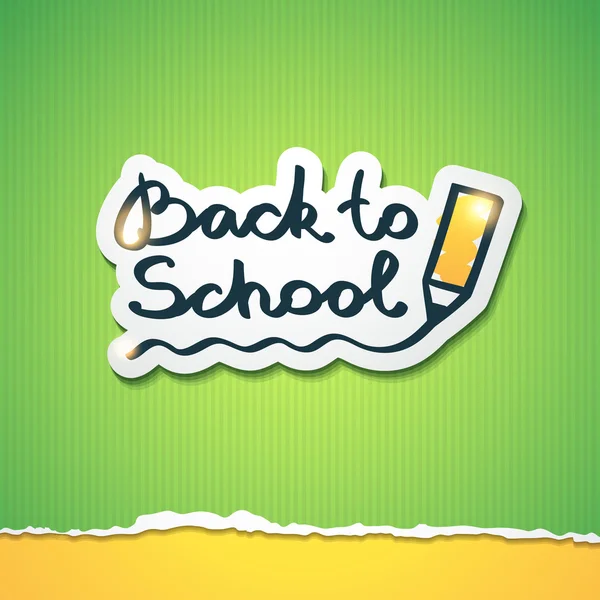 Back to school — Stock Vector