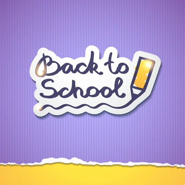 Back to school — Stock Vector