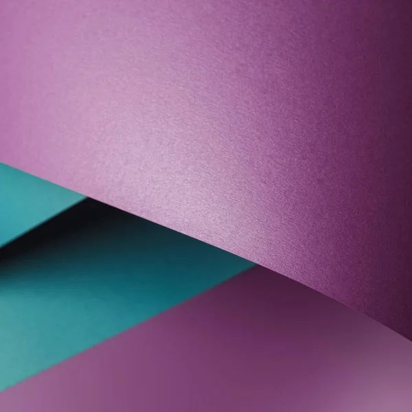 Kwadratowe Abstrakcyjne Tło Metalicznych Fioletowych Jasnoniebieskich Kształtach Minimalne Kolorowe Tło — Zdjęcie stockowe