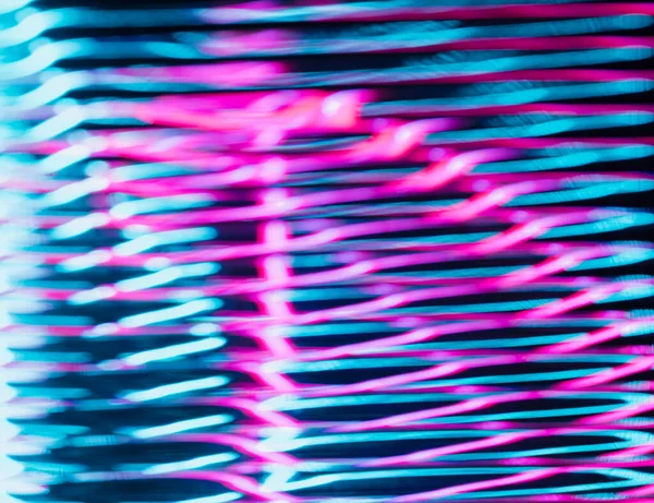 Latar Belakang Neon Abstrak Dengan Garis Magenta Dan Biru Ilustrasi — Stok Foto