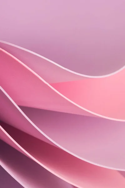 Lavender Dan Pink Lembaran Melengkung Abstrak Wallpaper Latar Belakang Pastel — Stok Foto