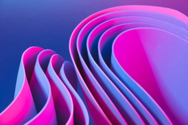 Neon ışıklı, dinamik duvar kağıtları. Soyut iş geçmişi.