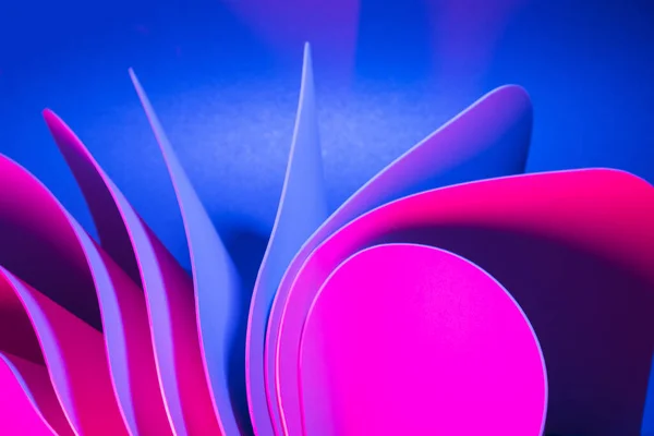 Motion Flow Elements Neon Led Illumination Futuristic Abstract Background — Stok Foto