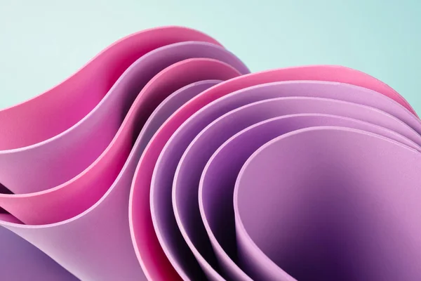 Dynamic Pink Lavender Elements Mint Background Bright Pastel Business Template — Stok Foto