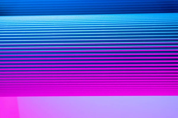 Neon Hues Corrugated Magenta Blue Background Futuristic Abstract Backdrop — Stok Foto