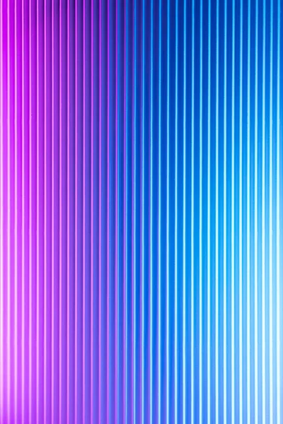 Abstract Geometric Background Pink Blue Hues Corrugated Lines Futuristic Backdrop — 스톡 사진