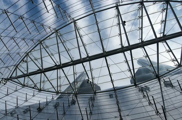 Techo de cristal del edificio GM — Foto de Stock