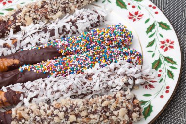 çikolata kaplı simit