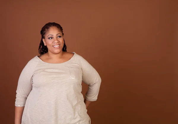 Güzel siyah kadın.